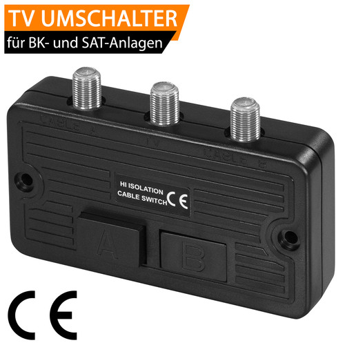 Fach umschalter bk - tv, sat