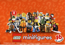 Lego  8804 Serie 4 Minifiguren +  komplette Serie  - Neu und Vollständig