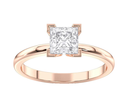 14k rose gold kunstdiamanten - 14k,