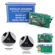 Digitales Zählwerk f. Revox A77, B77, PR99 MK1 Zeitanzeige