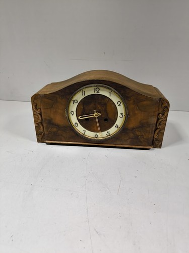 Retro holz kaminsims uhr - retro,