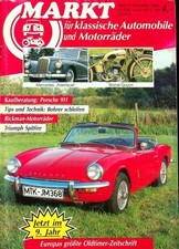 1) Oldtimer Markt 11/1988 - 20 Jahre Triumph Spitfir - Tips für Porsche 911 (19