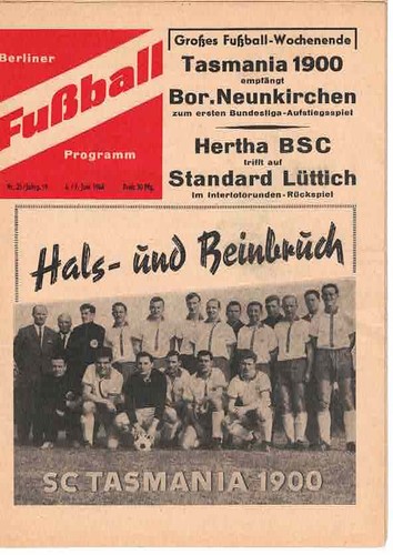 Fussball programmheft 63 64 - , 63/64
