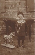 Foto AK kleiner Junge mit