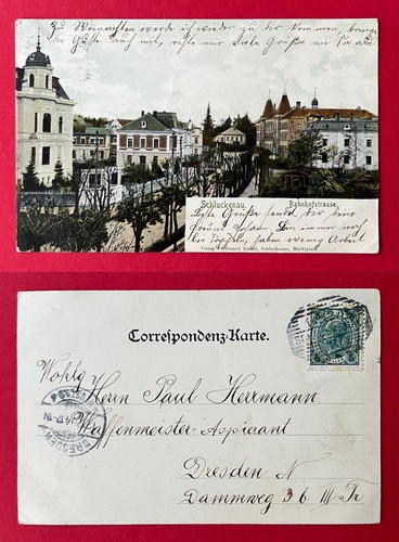 Schluckenau böhmen 1904 - ak, in