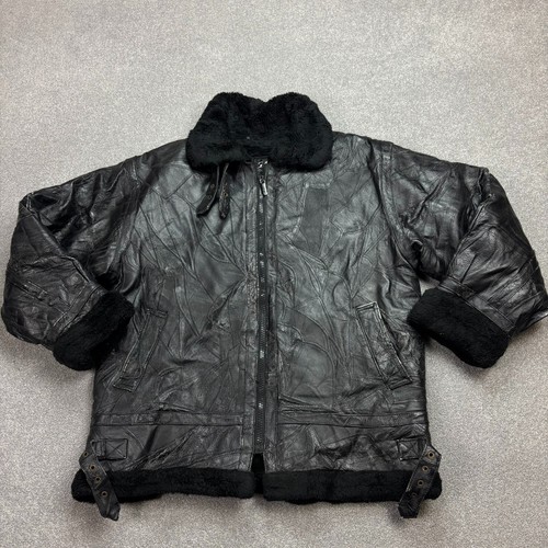 Leder fliegerjacke erwachsene - leder,
