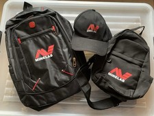 MINELAB - zwei Taschen und Basecap - Schatzsuche Metalldetektor, sondeln, Schatz