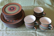 KMK Kupfermühle Lima Kaffeeservice  6 Dessertteller 6 Untertassen 3(6) Tassen +.