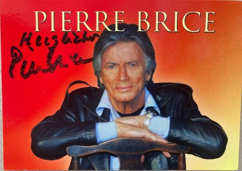 Pierre brice autogramm - pierre,