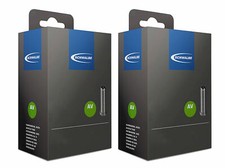 2 x Schwalbe Fahrradschlauch AV Autoventil verschiedene Größen Fahrrad Schlauch