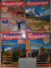 Bergsteiger Zeitschrift wandern Hefte aus 2001 2004 2005 24 Stück