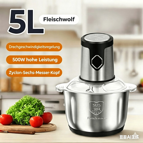 Edelstahlschüssel - 5l,