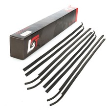 8x Seitenscheiben Fensterschachtdichtung vorne hinten links rechts für VW GOLF 1