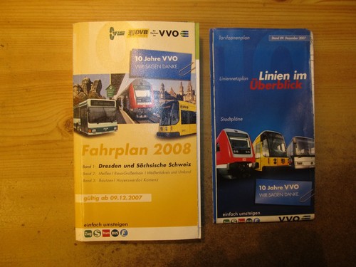 Fahrplanbuch vvo dresden 2008 - fahrplanbuch,