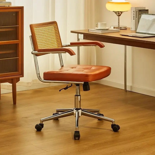 Rattan bürostuhl holz - bürostuhl,