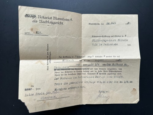 Altes schreiben großh - schreiben,