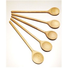 5 x Kochlöffel Holz