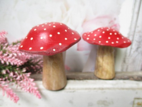Pilz fliegenpilz holz rot - pilz,