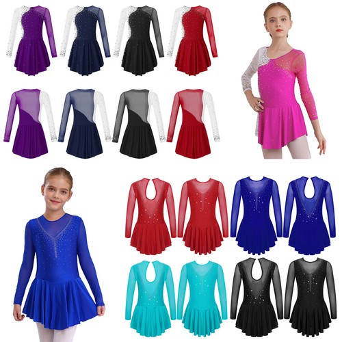 Mädchen tanzkleid langarm - mädchen,