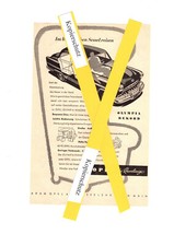 Auto Oldtimer Opel Olympia Rekord und BMW Werbung