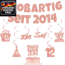 Geburtstagsdeko 12 Mädchen