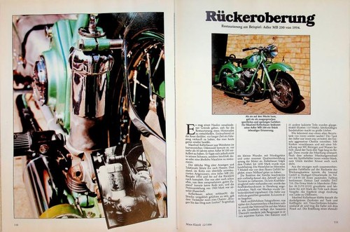 Motor klassik 1986 - motor, adler