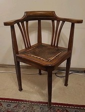 Selten Jugendstil Eckstuhl