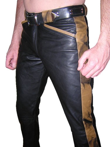 Designer lederhose schwarz - designer,