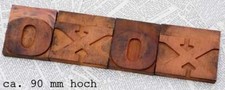 ♥ XOXO ♥ Holzbuchstaben Holzlettern Lettern Wort letterpress wood type Lettern