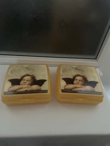 Tupperware brotdose gelb 2 - brotdose,