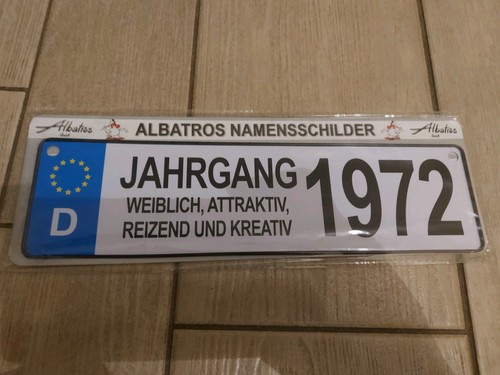Albatros namensschild jahrgang - namensschild,