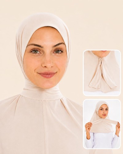 Premium liquid slip hijab - liquid,
