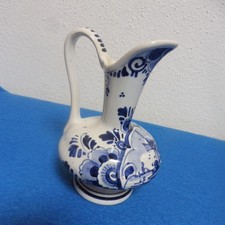 Vase?Blue Delft ?Delfter blau?Porzellanvase Krug Henkel Windmühle Kobaldtoxit