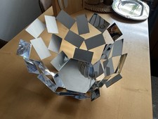 Moderne Obstschale Alessi Italy, Edelstahl