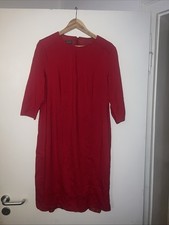 Super schickes Basler Kleid Gr. 44 rot edel