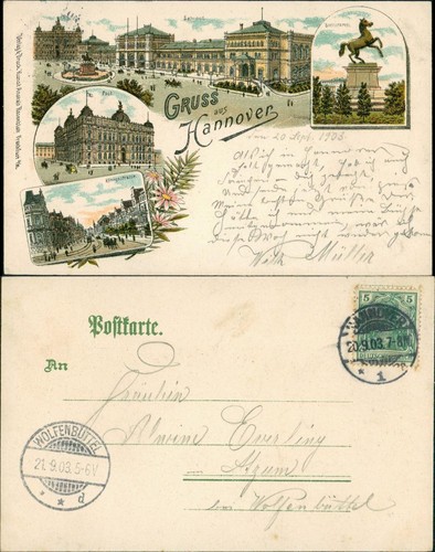 Litho ansichtskarte - litho, ak