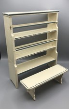 Großes Jugendstil Holz Regal