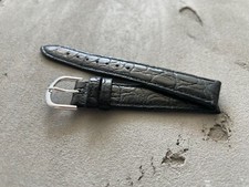 Uhrenarmband, 18mm, Leder, schwarz, Hoders, Neu!