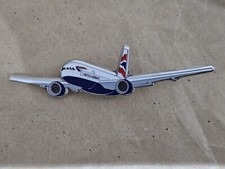 British Airways Boeing 777 Emaille Brosche Anstecknadel Flugzeug Abzeichen