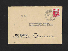 Bf.portog.mit EF 220 v. 08.03.1950 Oberlungwitz Sachs. na. Zwickau .