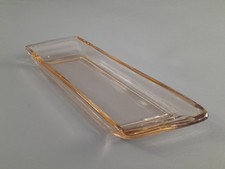 DDR Kamm Schale Frisier Kommode Glas Kristallglas Kristall Vintage Mid Century !