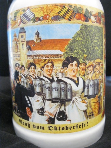 Bierkrug gruss vom - bierkrug,