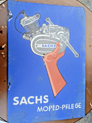 Emaileschild sachs fichtel und - sachs,