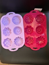 ✅ Silikon Muffinform Rosenform Rosen Backform  Muffinförmchen Kuchenform