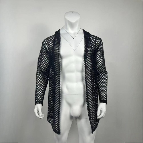 Herren netz langarm - netz, mesh