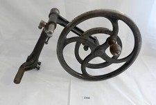 Altes Handrad für Uhrmacherdrehbank Schwungrad Drehstuhl Ø 21 cm