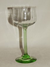 Uranglas Weinglas um 1910/20