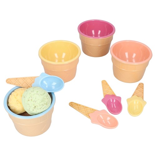 Eisbecher set kinder - kinder, bunt