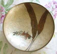 Obstschale aus Messing mit