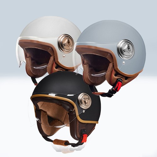 Halbschalenhelm stil retro - halbschalenhelm,